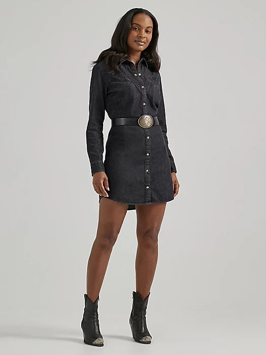 Black Denim Dress