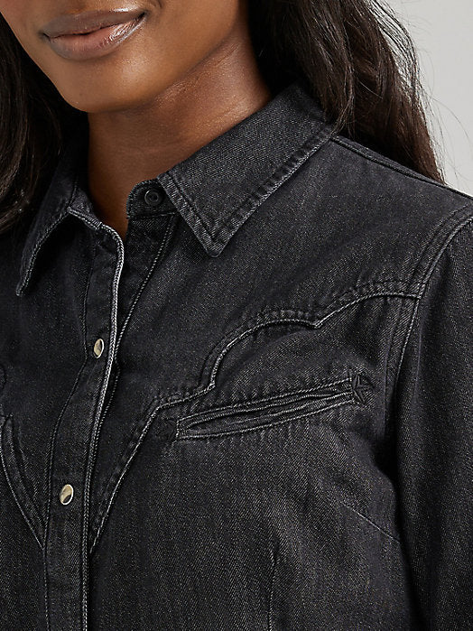 Black Denim Dress