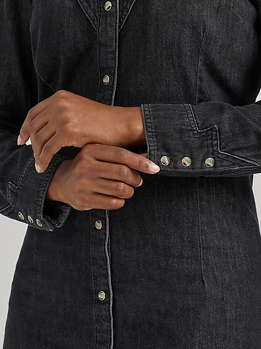 Black Denim Dress