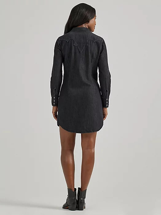 Black Denim Dress
