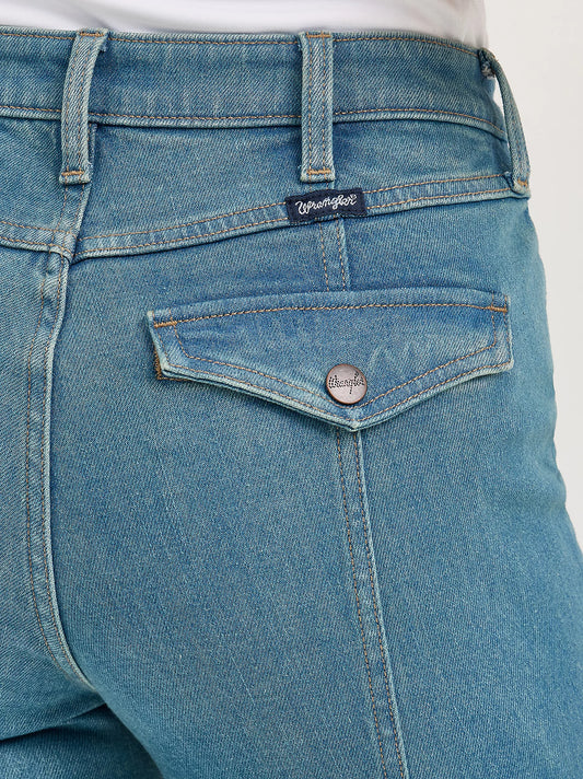 Wrangler High Rise Pintuck Trousers- Bailey