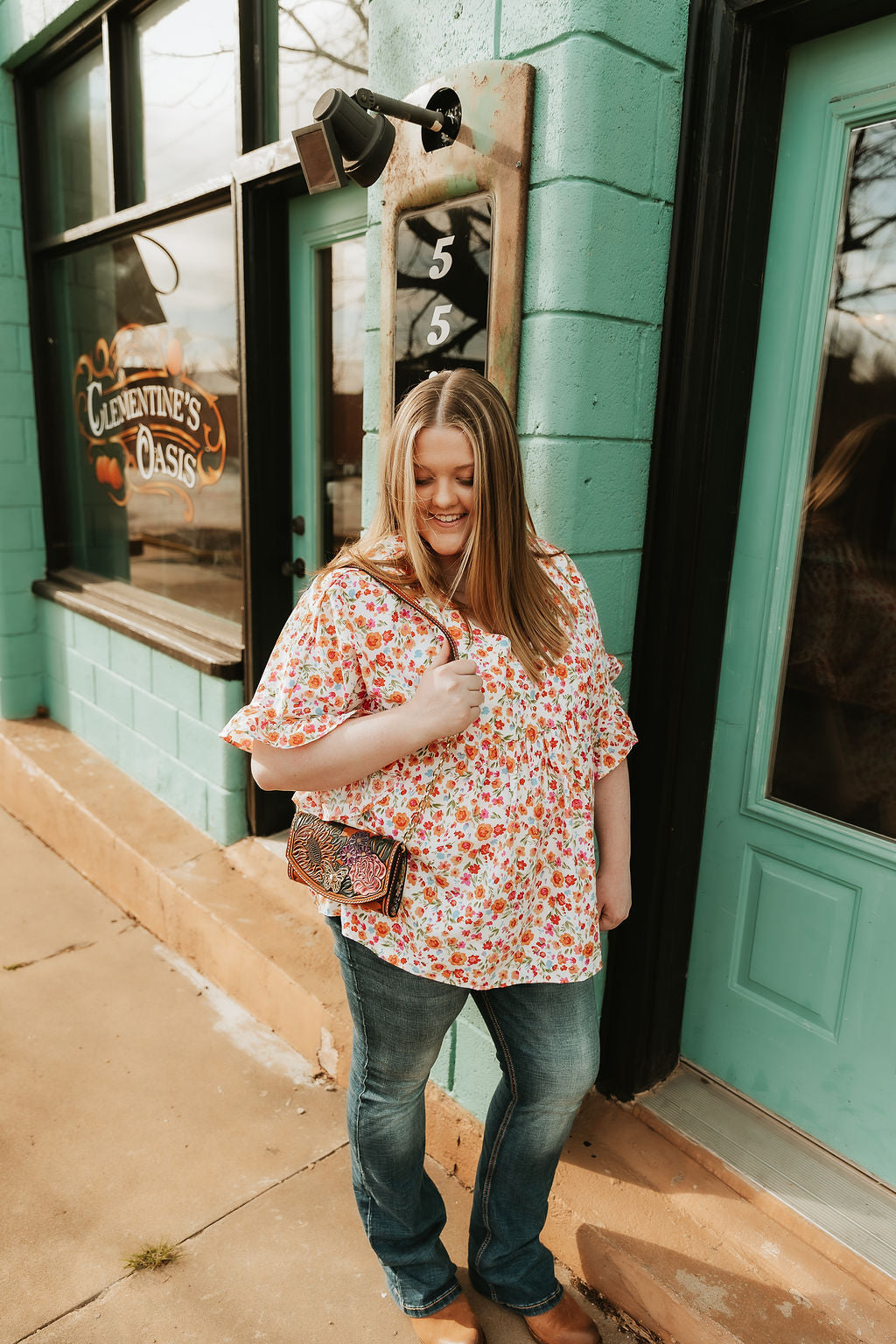 Summer Lovin' Floral Top -Plus
