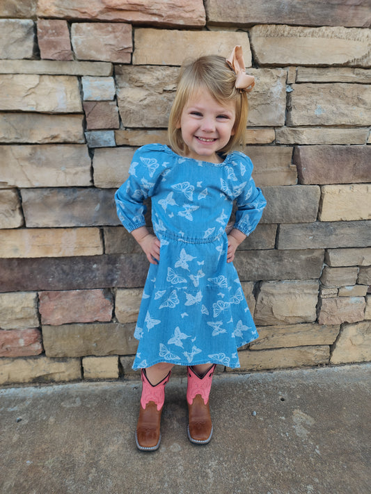 Girls Butterfly Dress