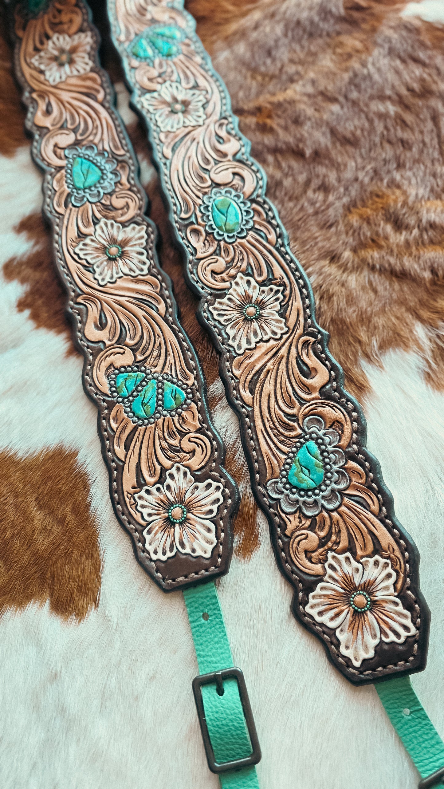 Turquoise Dreams- Camera Strap