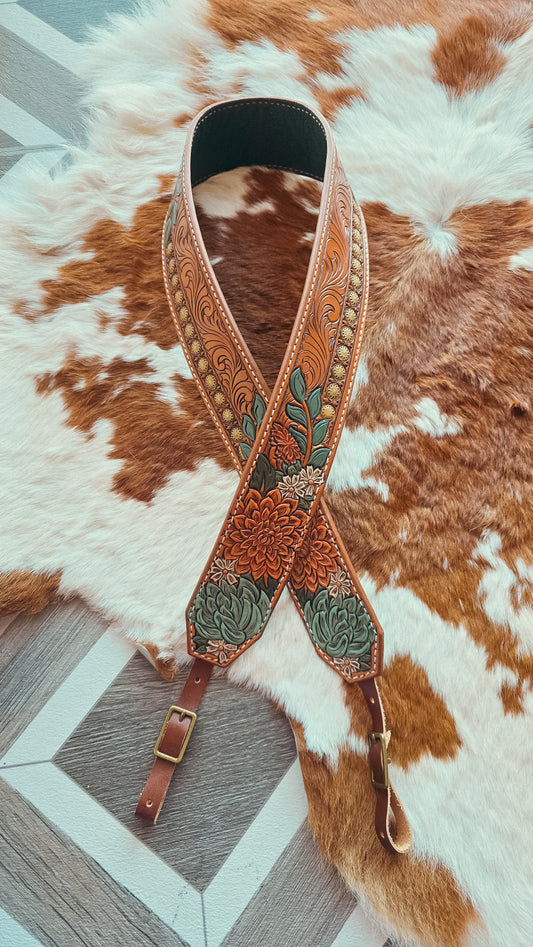 Desert Dahlia- Camera Strap