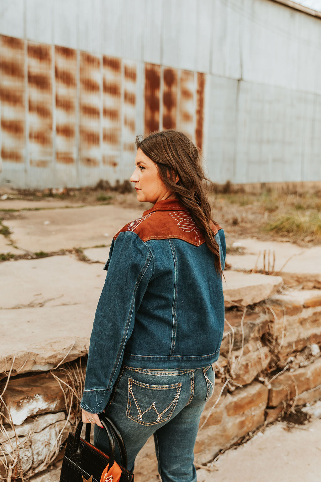 Denim Boot Stitch Jacket