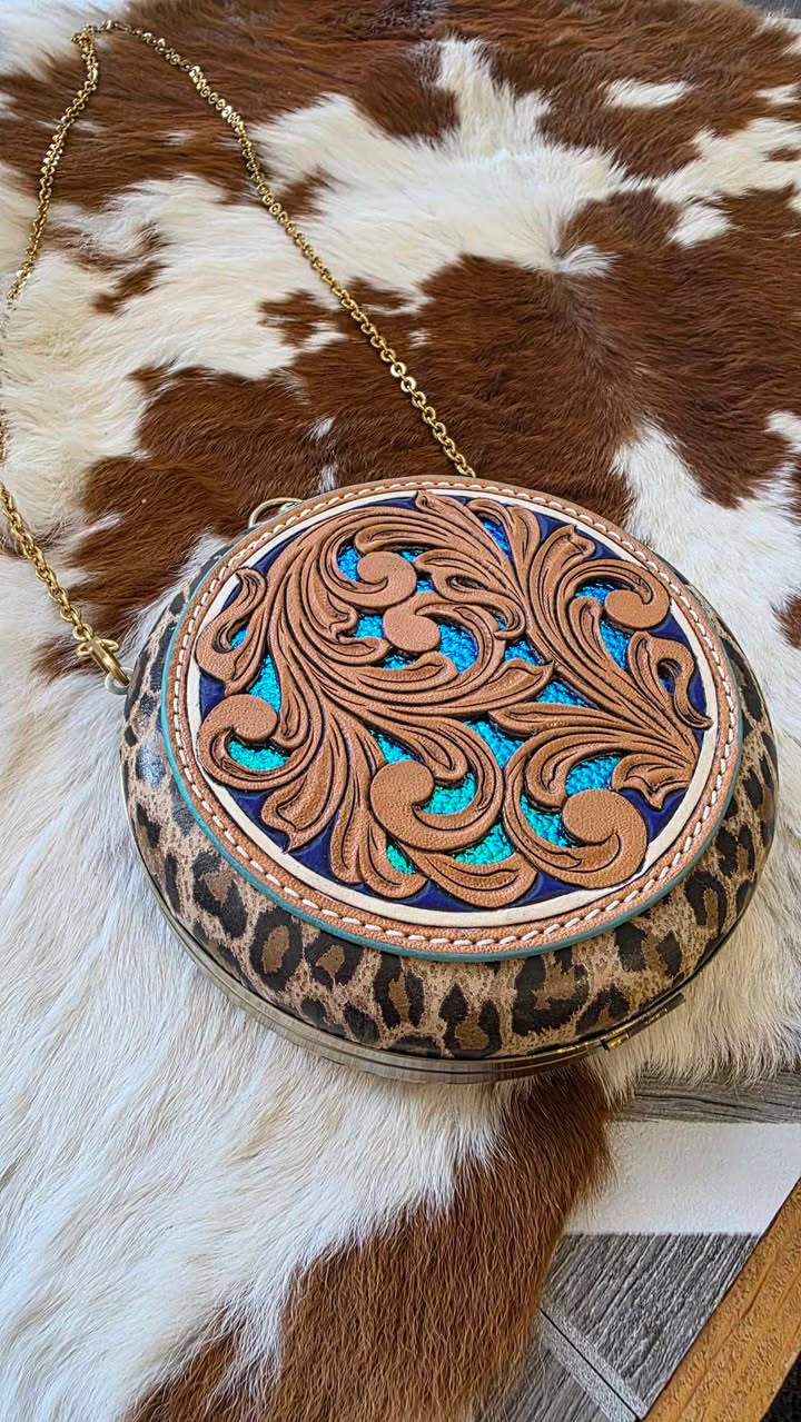 Midnight Rodeo- Round clutch