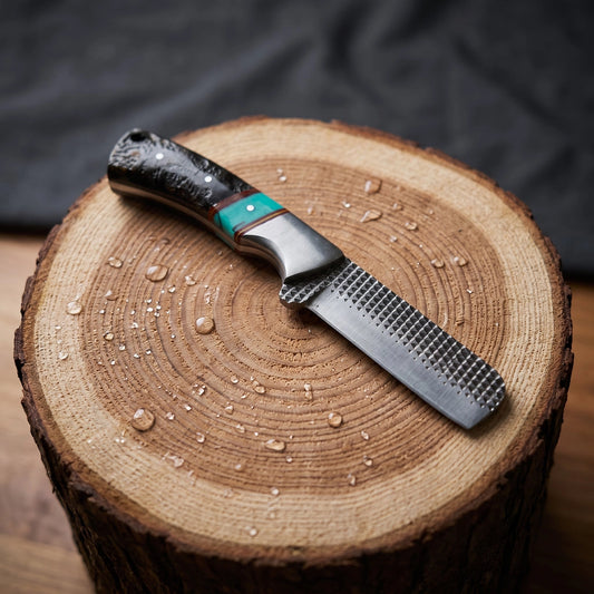 Sierra Turquoise Buffalo Horn Skinner
