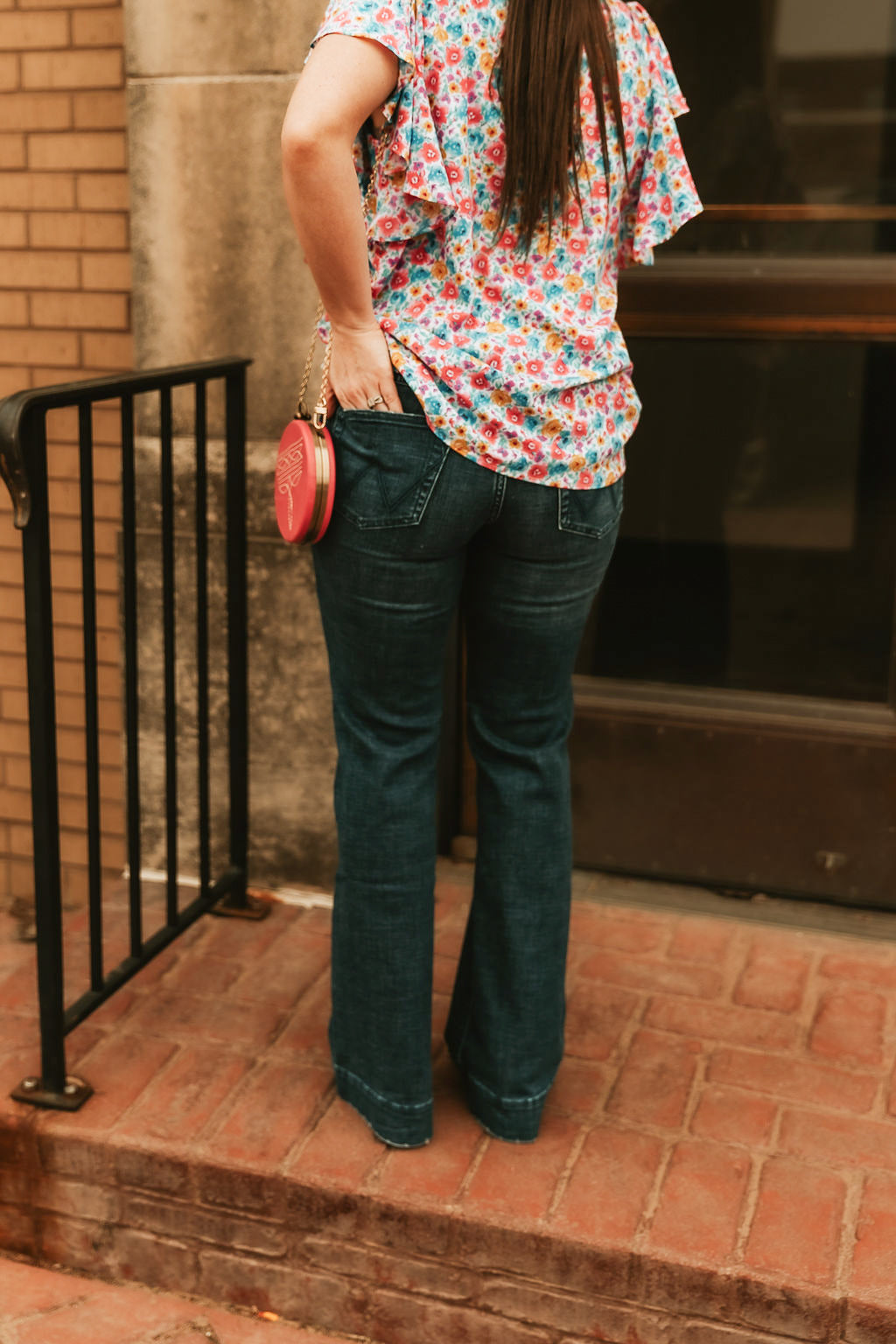 Spring Ruffle Sleeve Top