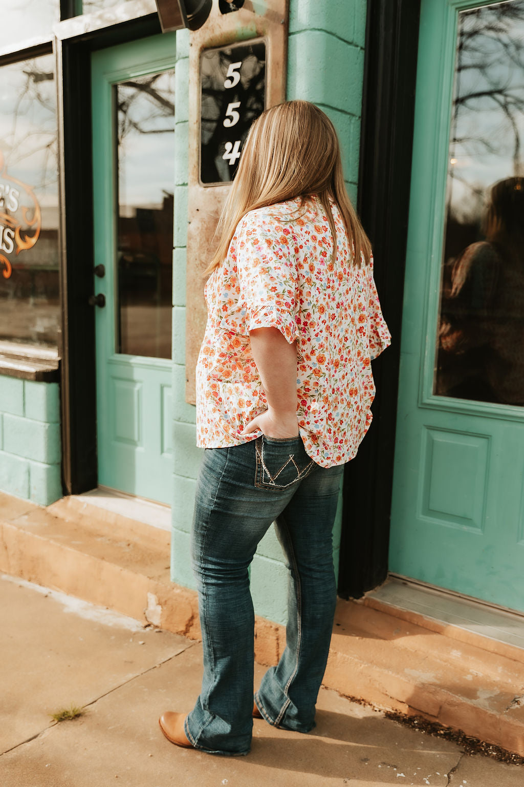 Summer Lovin' Floral Top -Plus
