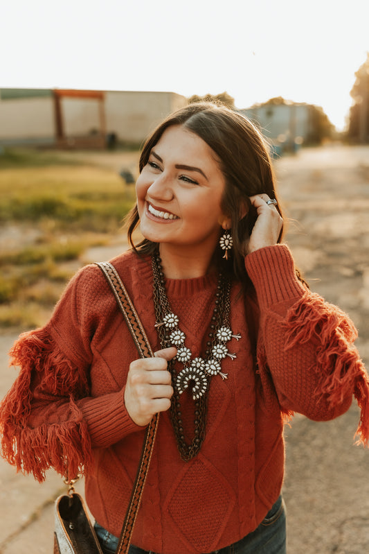 Copper squash bosom set