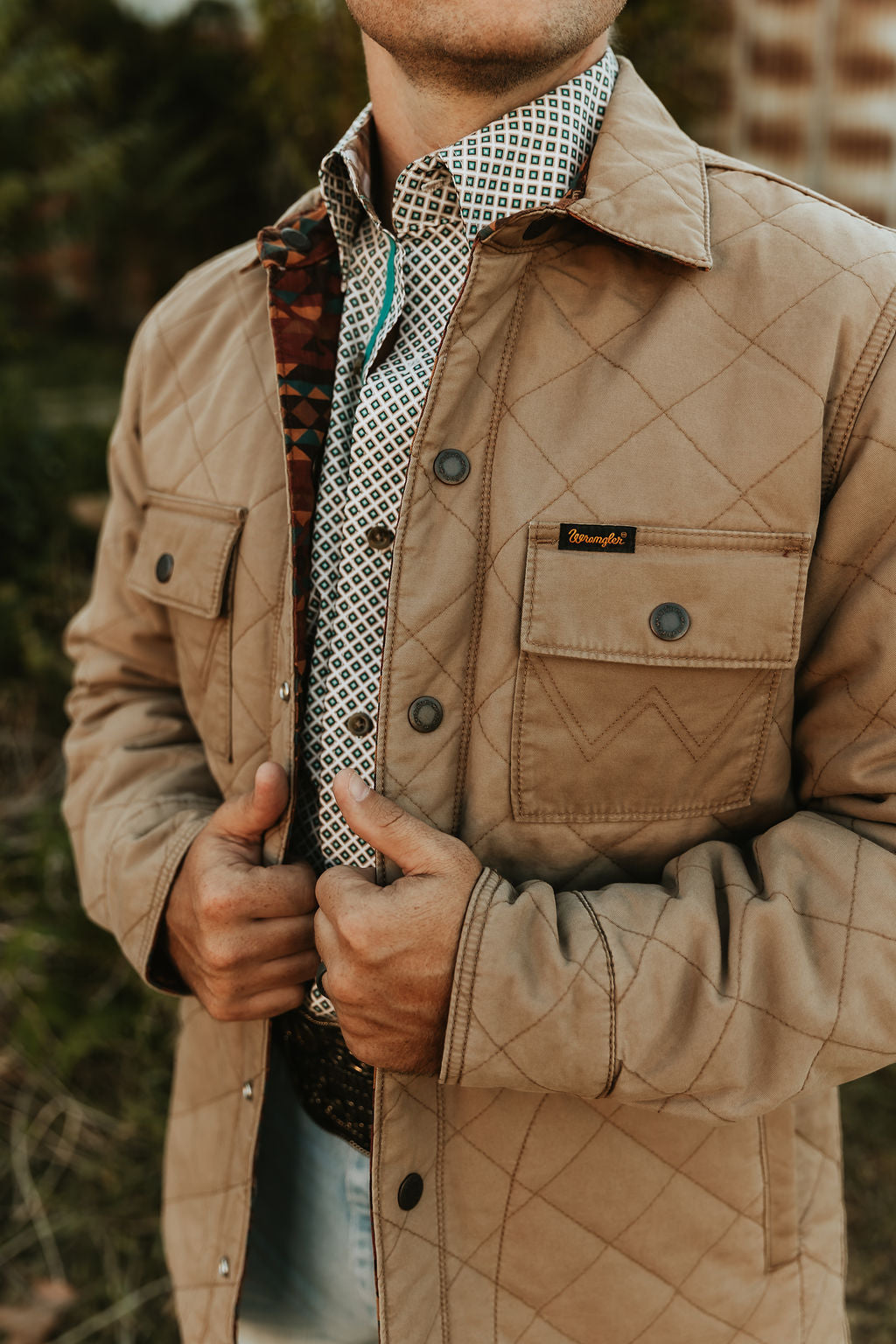 Light Weight Reversible Jacket - Clay