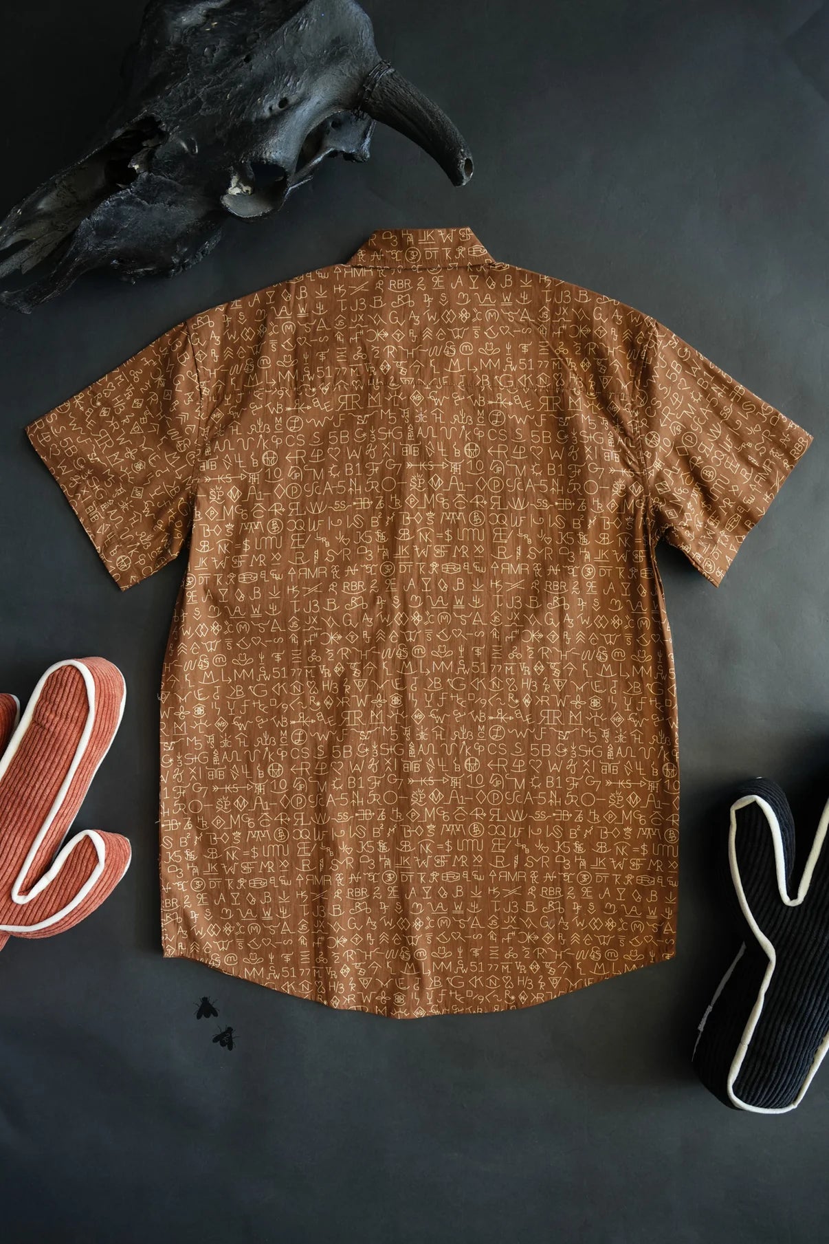 Brand Your Cattle Short Sleeve Button-up