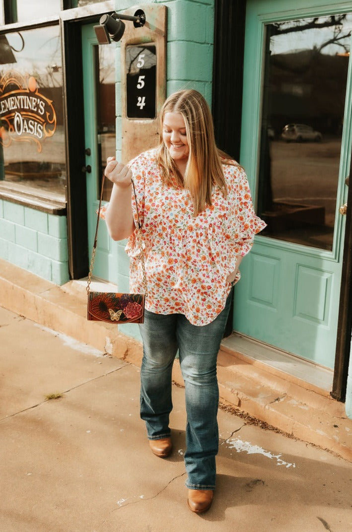 Summer Lovin' Floral Top -Plus