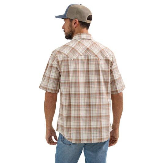 Plaid Short Sleeve Shirt- Modern Fit