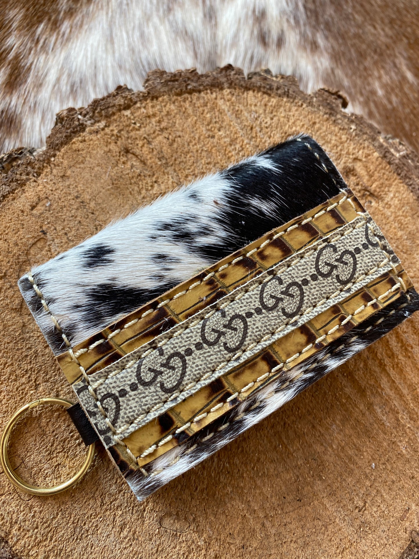 Cowhide card wallets