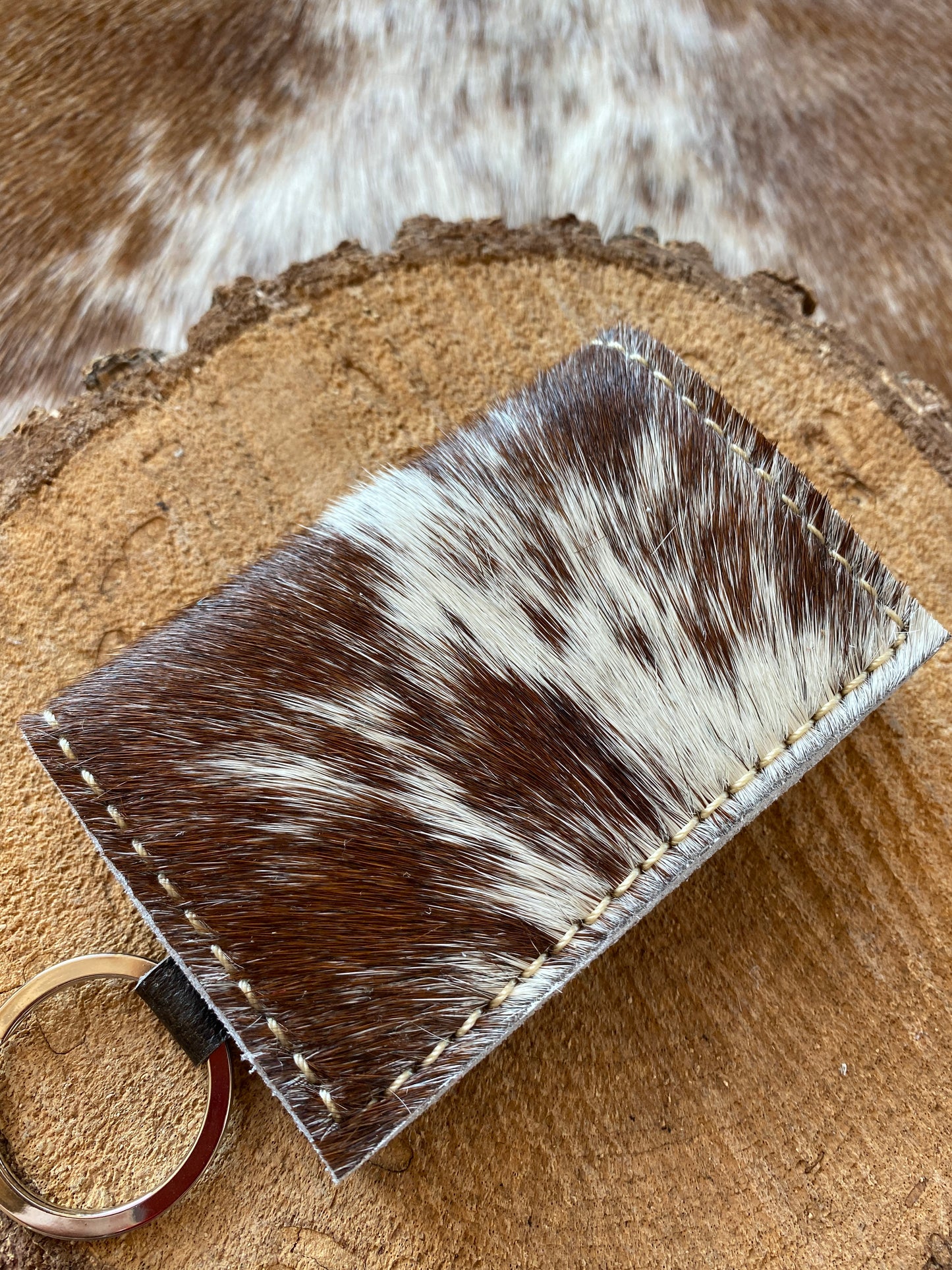 Cowhide card wallets