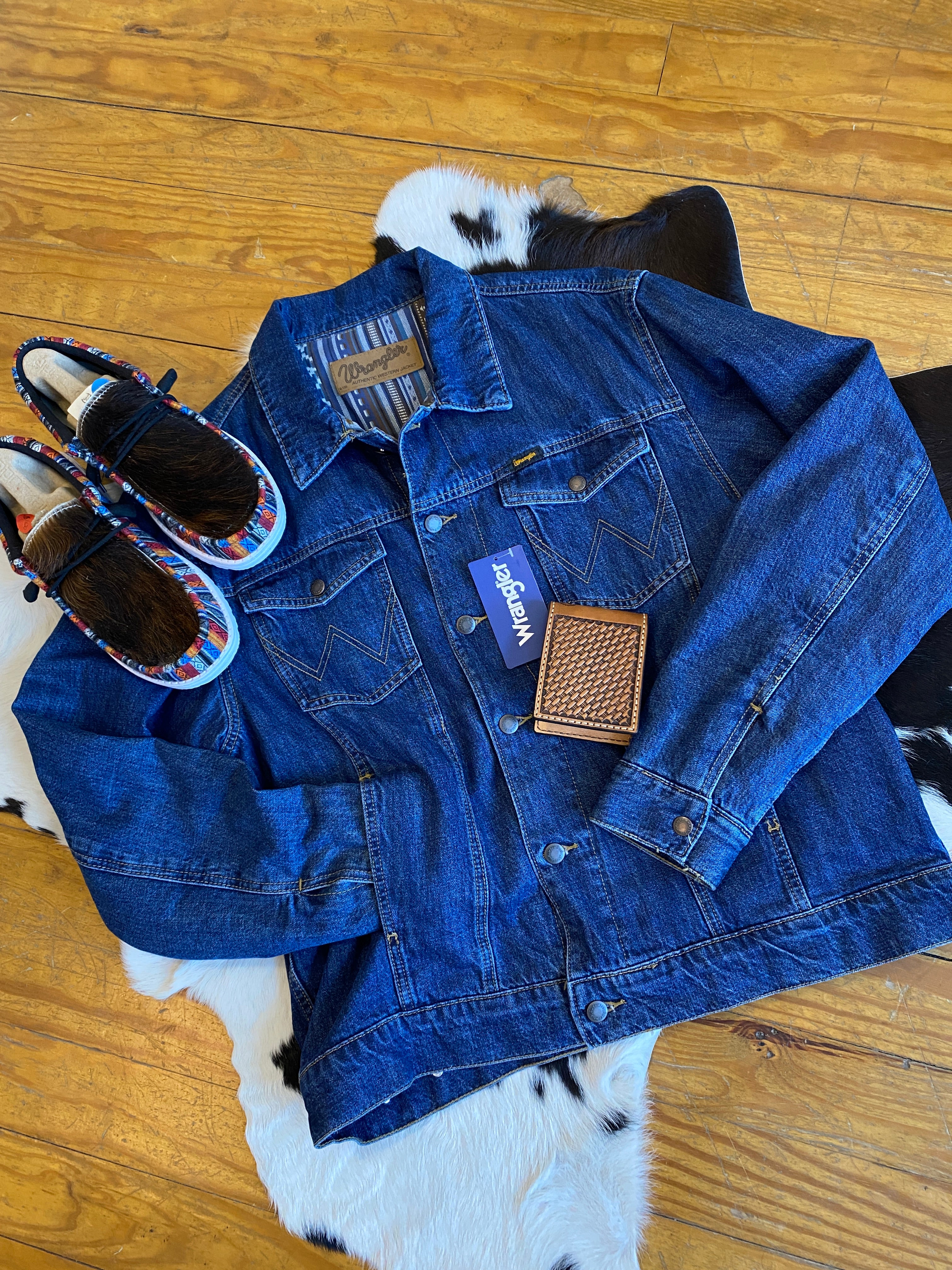 Wrangler Mens Blanket Lined Jean Jacket – Hurricane Dixie