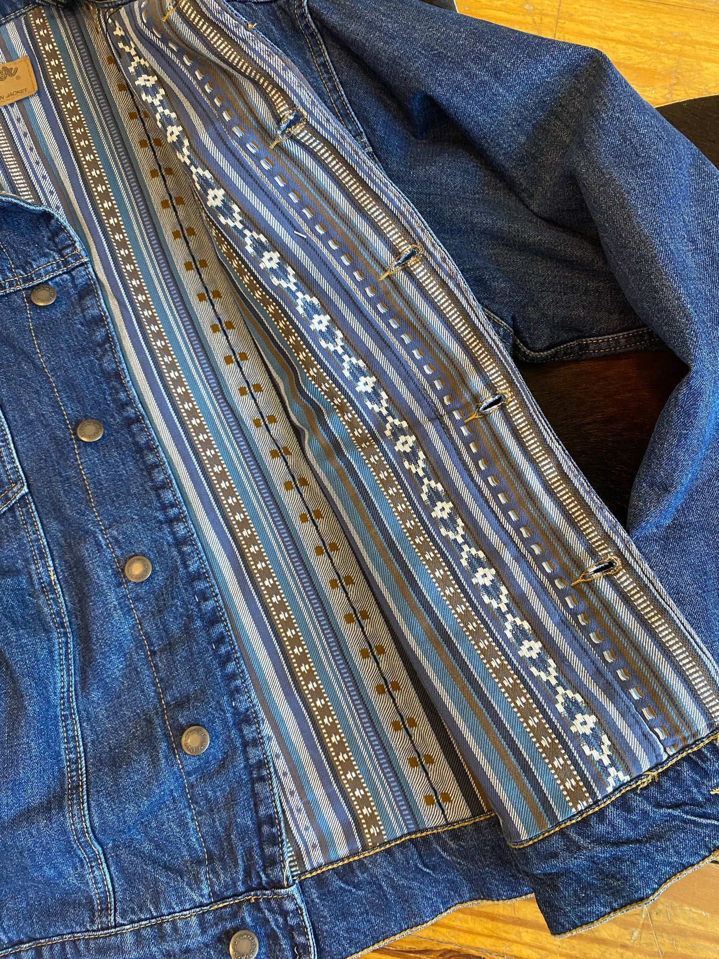 Wrangler Mens Blanket Lined Jean Jacket