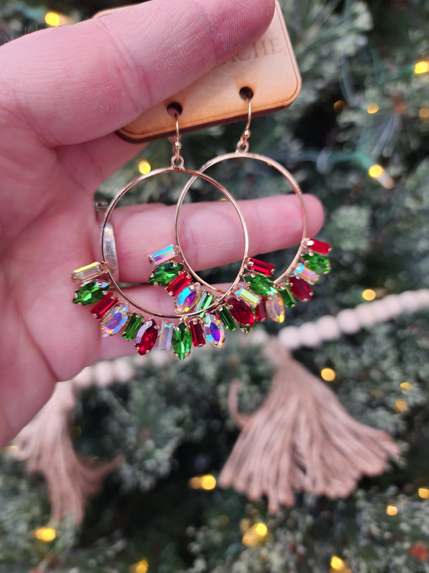 Jewel hoops
