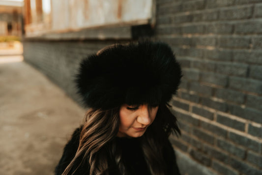 Knitted Fox Headband