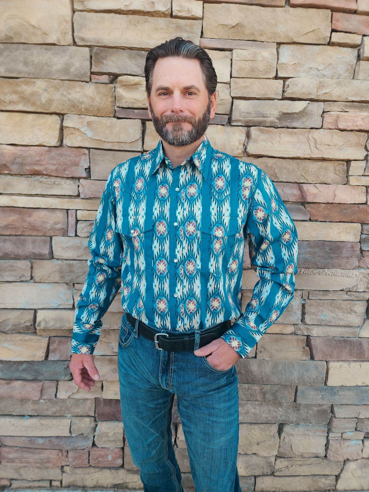 Blue Checotah Men’s Shirt