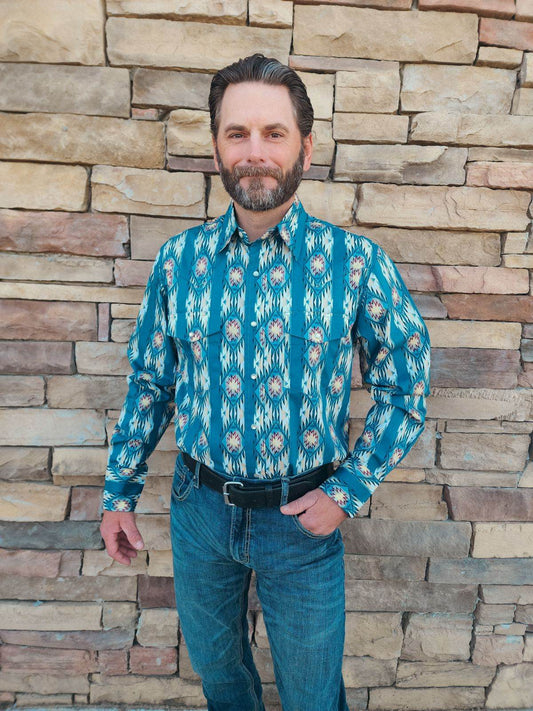 Blue Checotah Men’s Shirt