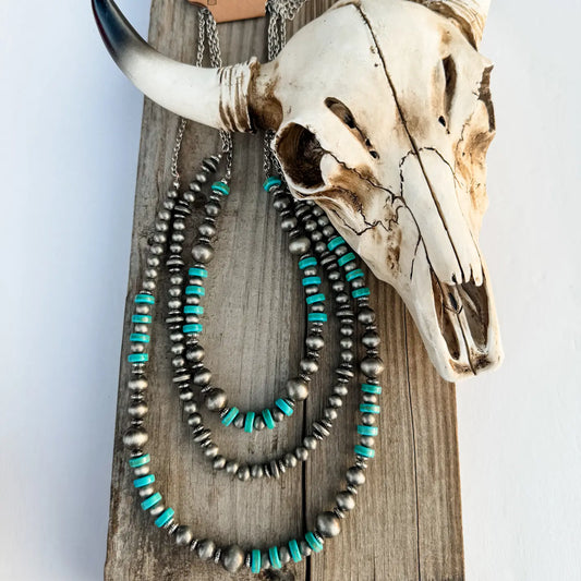 3-Layer Navajo Pearl - turquoise