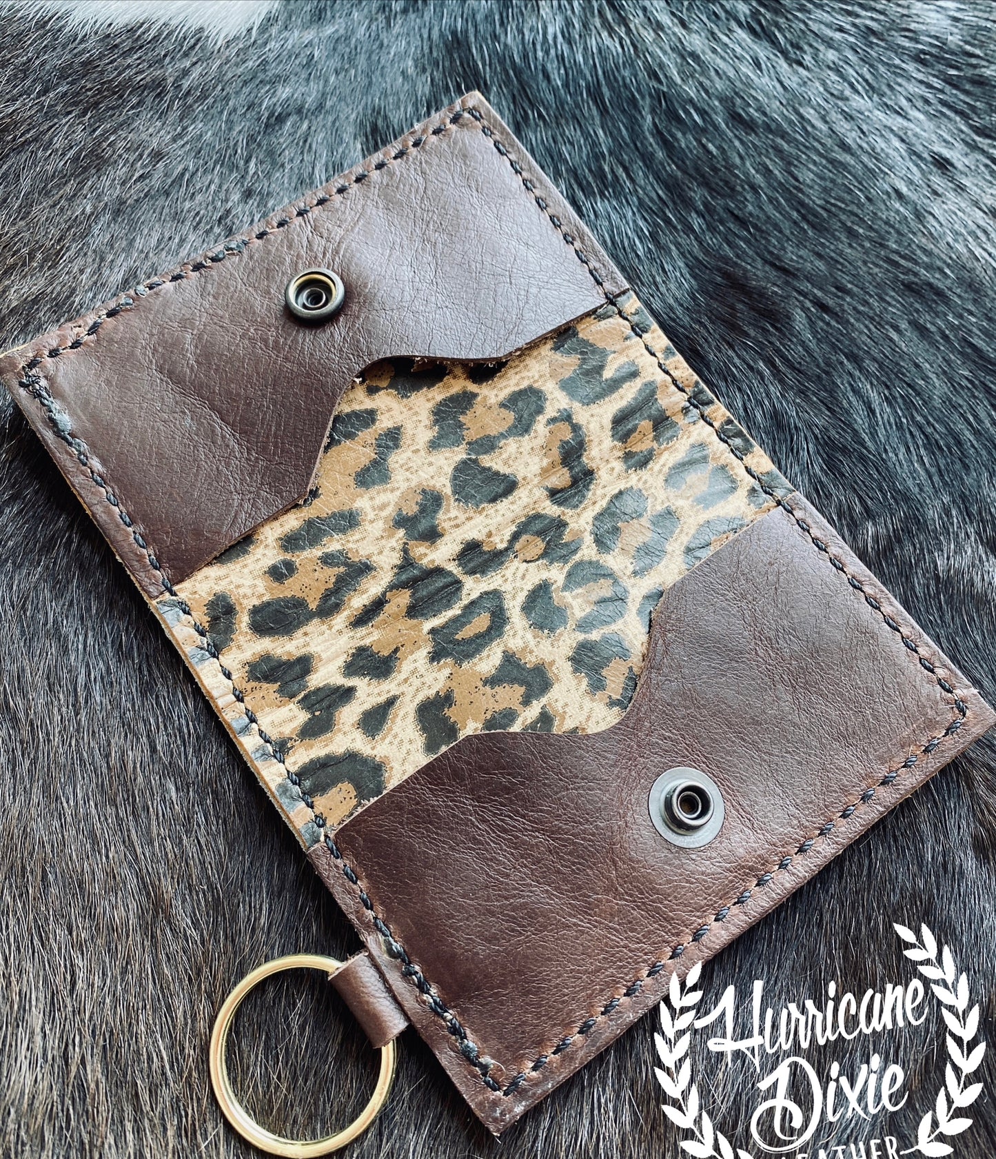 Cowhide card wallets