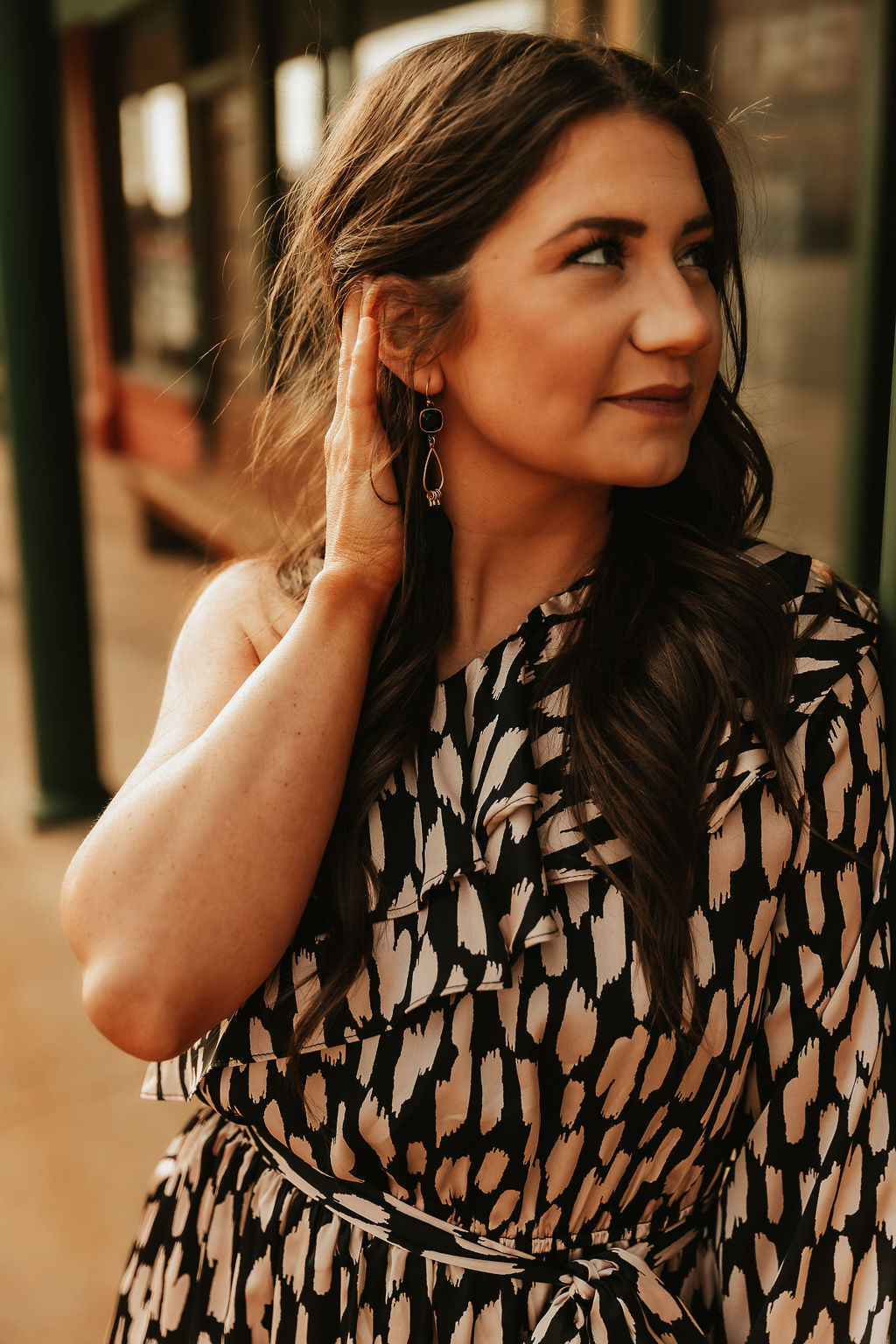 Black mocha dress