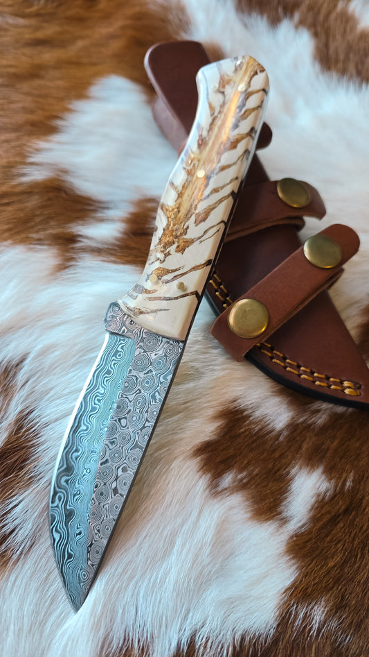 Bone Pinecone Knife