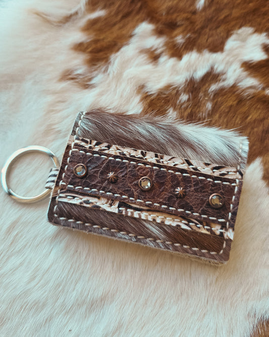 Cowhide card wallets