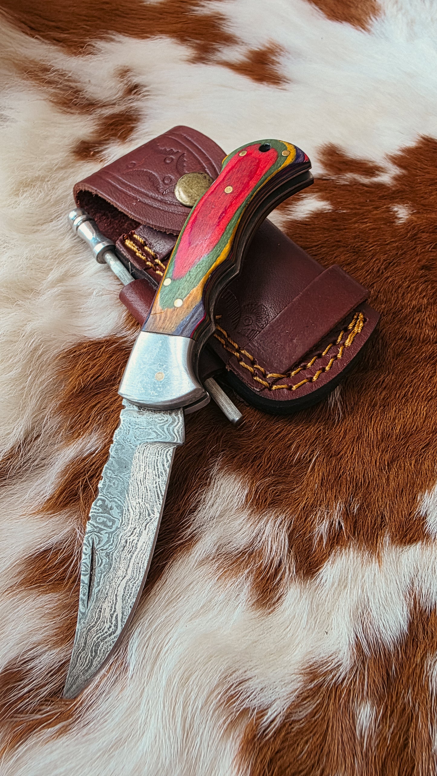 Diamond Wood Pocket Knife