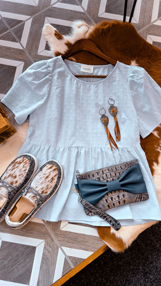 Robin’s Egg Blue Top