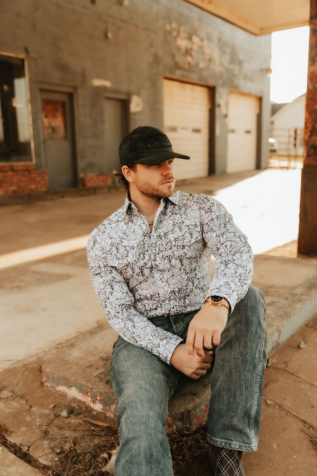 Retro Floral Paisley Men’s Shirt