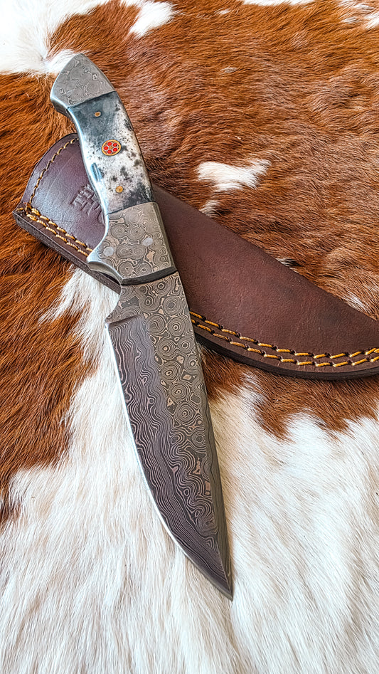 Bone Grip Hunting Knife