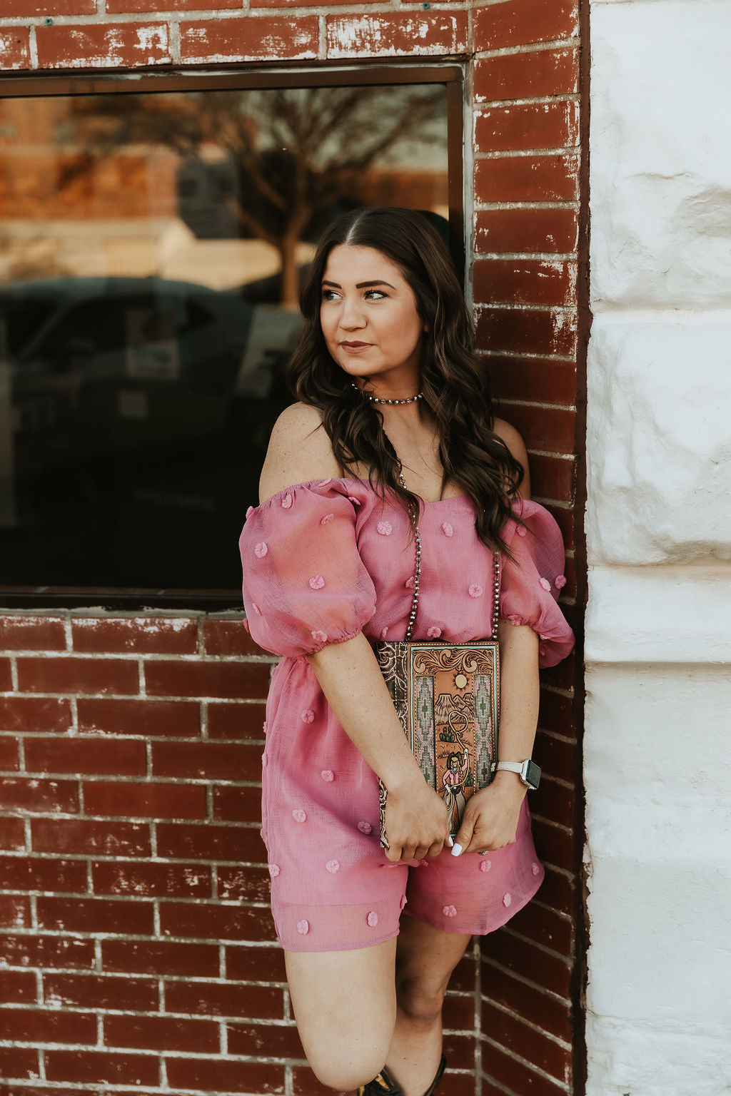 Mauve Romper