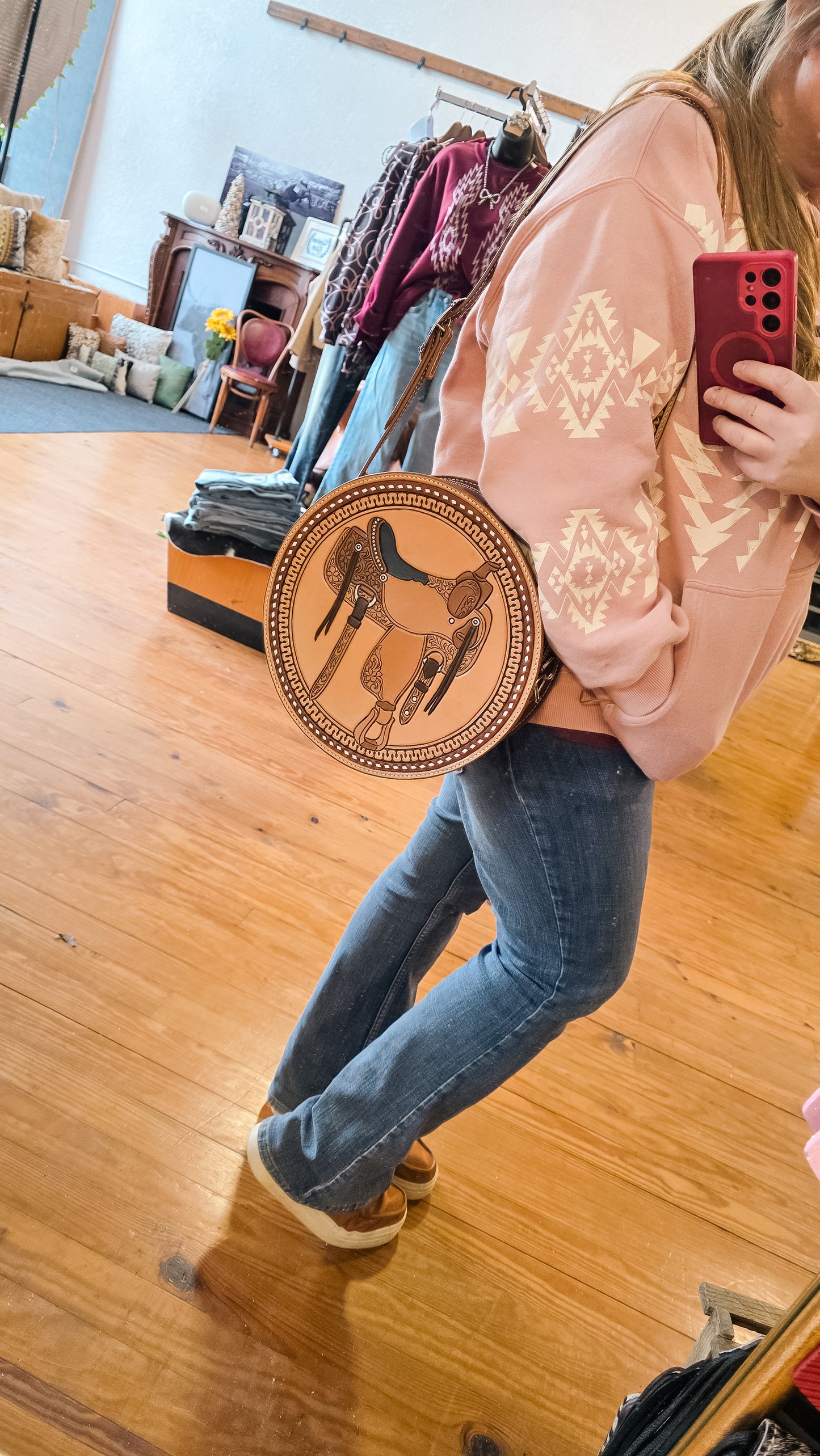 Saddle Canteen Purse