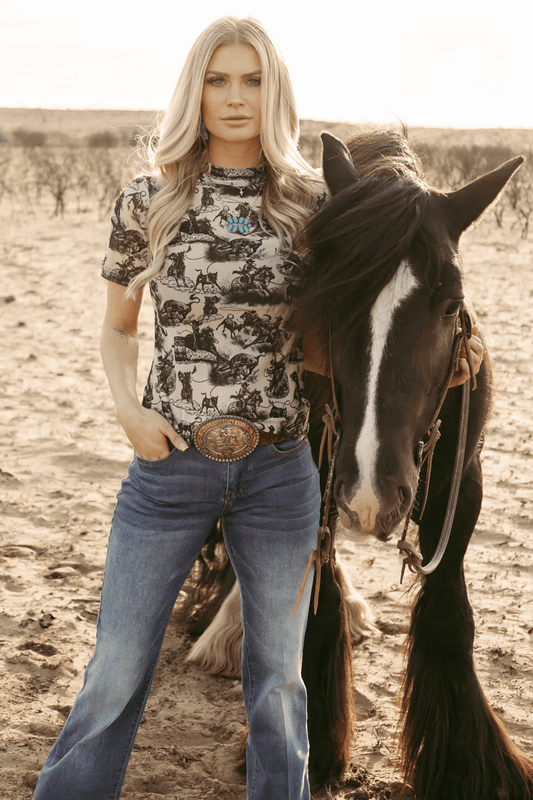 Rodeo Road Mesh- Short Sleeve