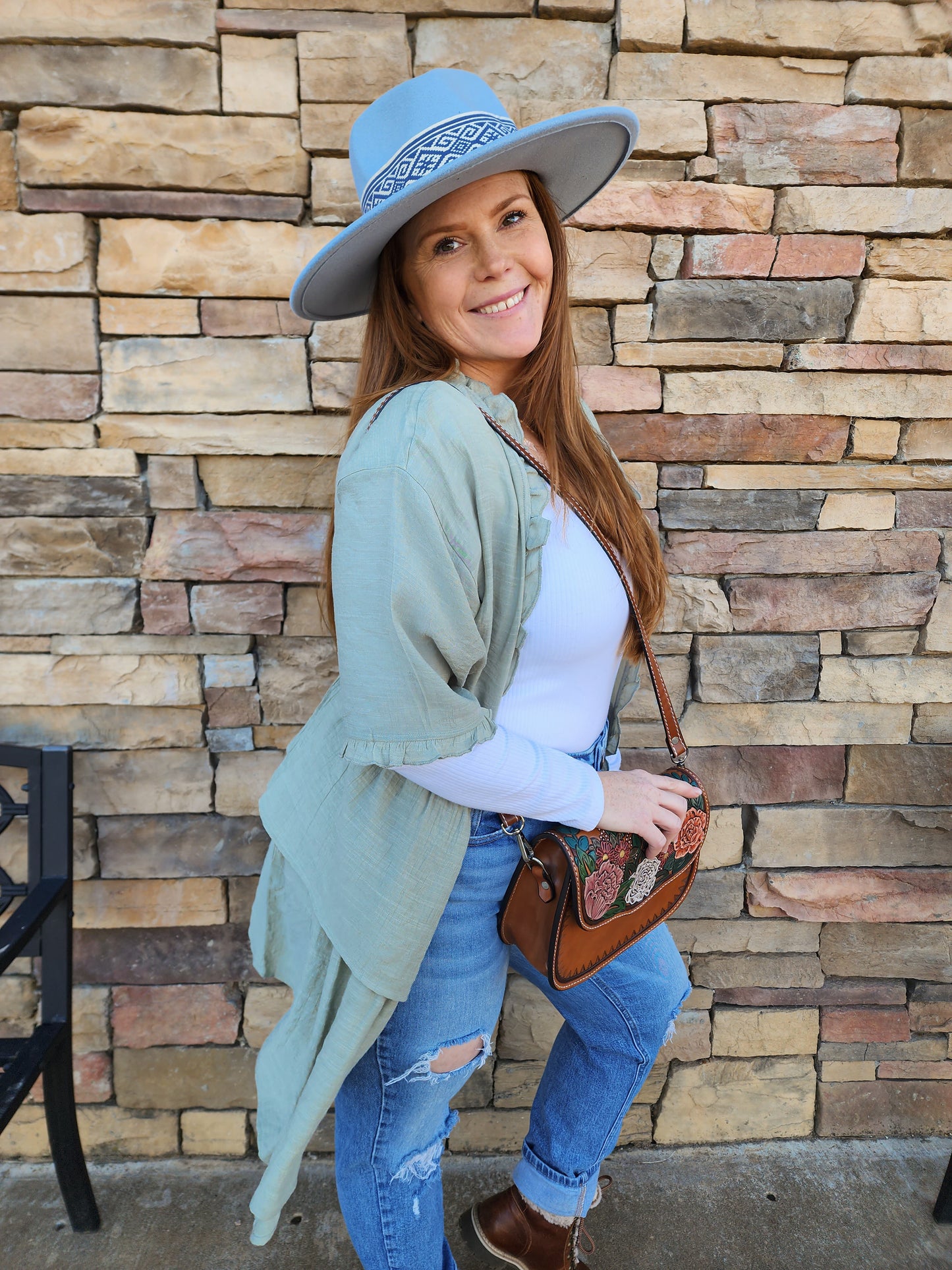 Sage cardigan