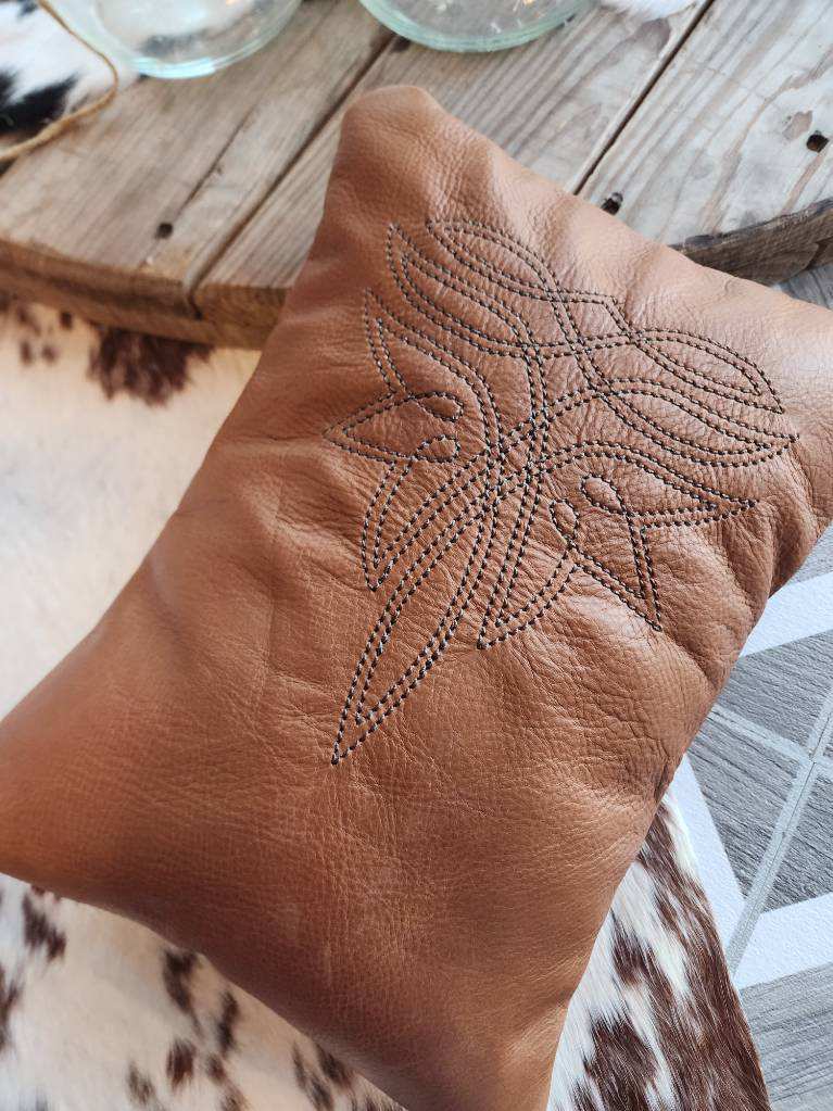 Boot stitched pillows