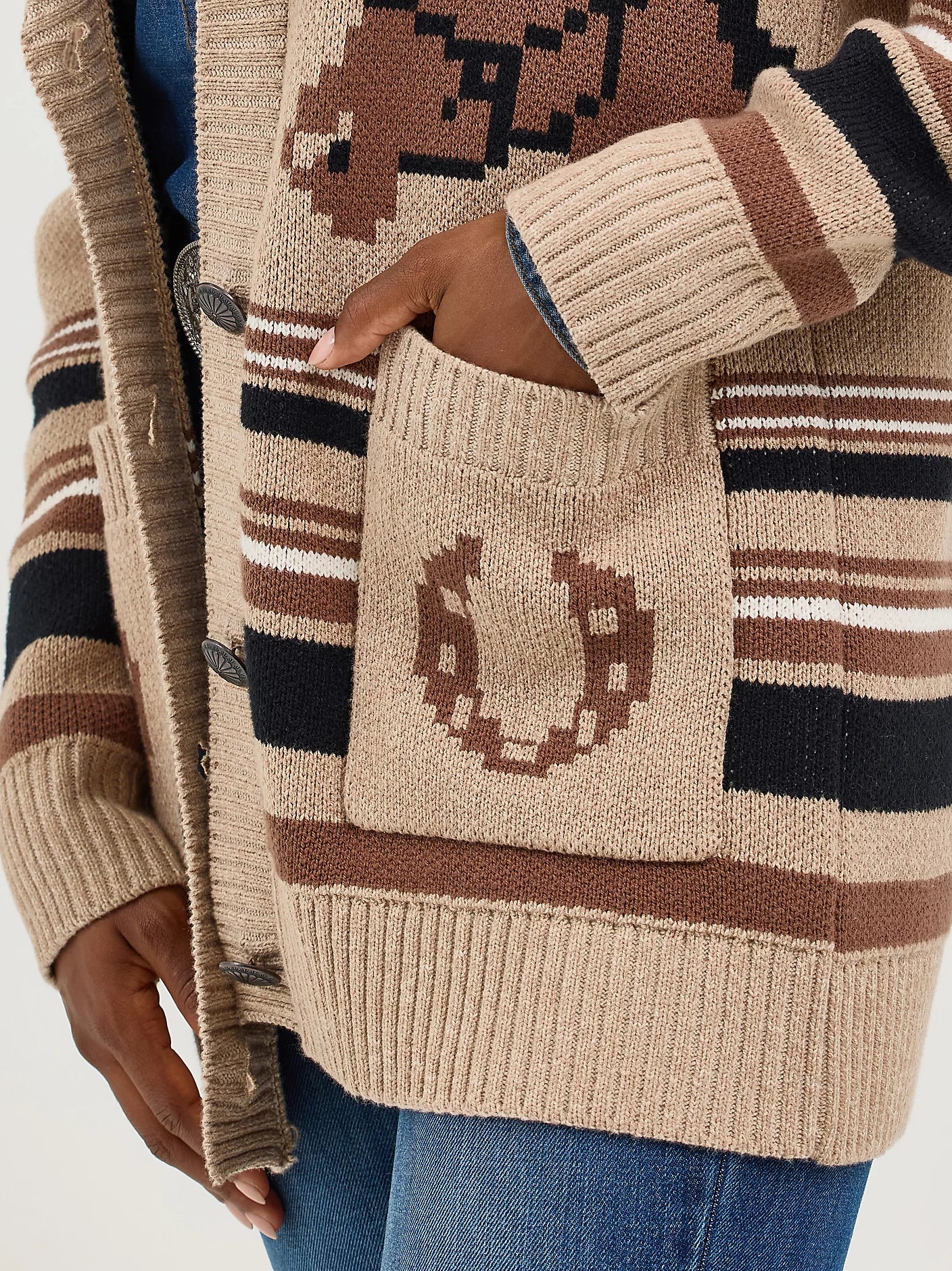 Retro Horse Cardigan