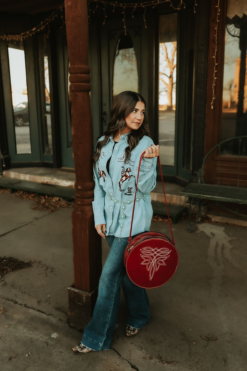 Canteen Purse- Red