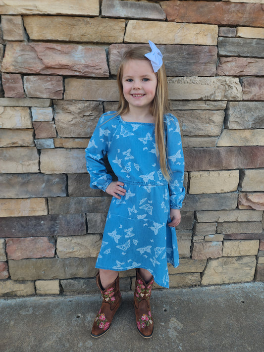 Girls Butterfly Dress