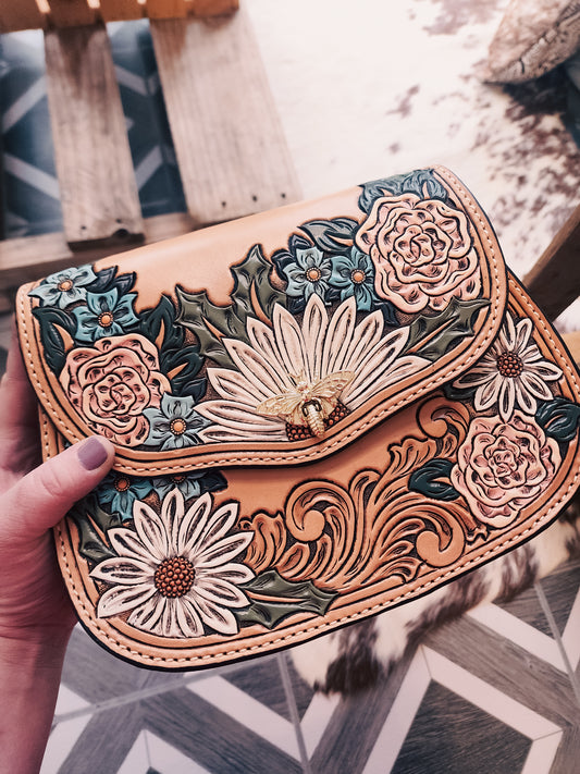 The Ruby Purse- Spring Time Daisy