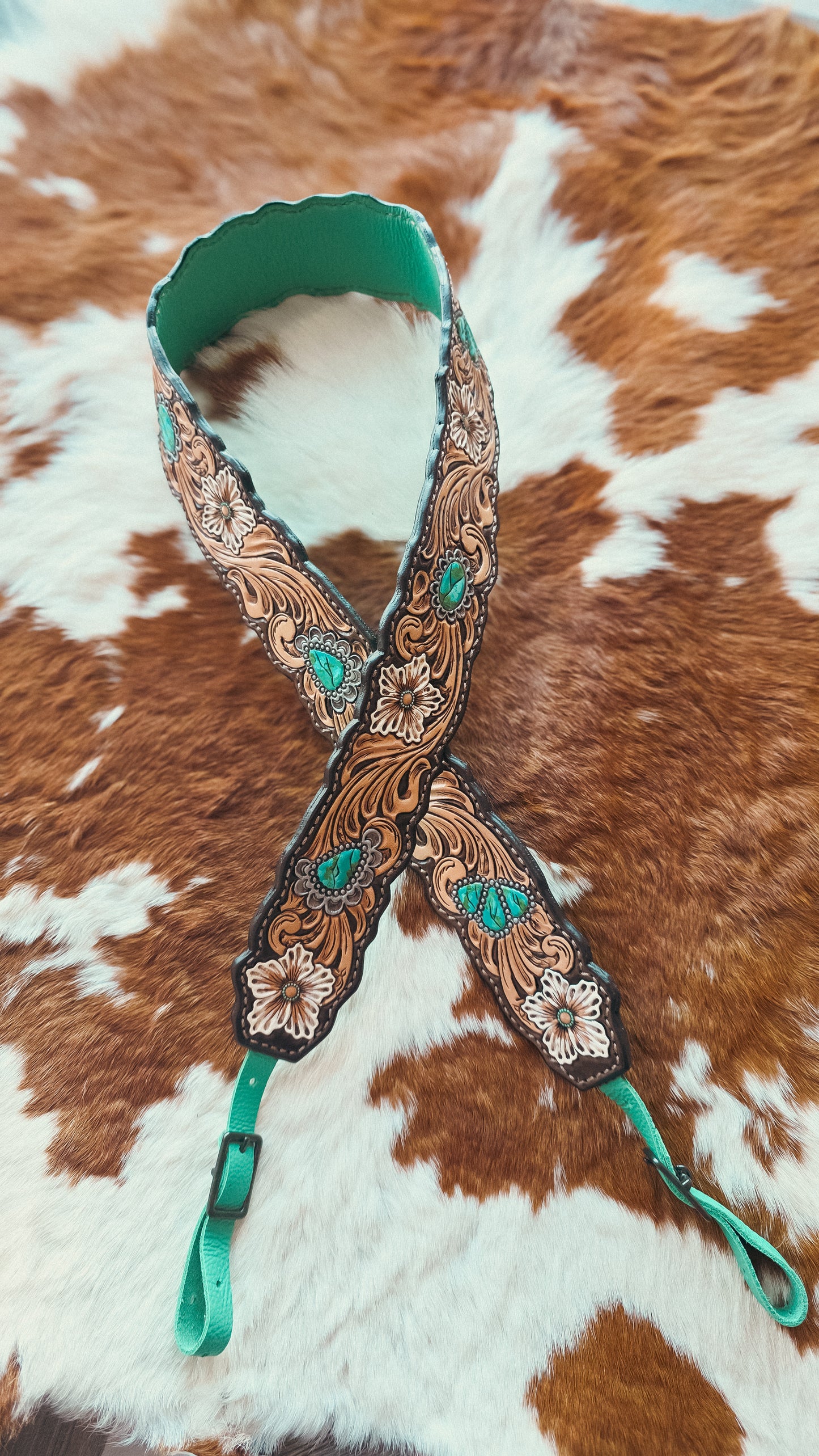 Turquoise Dreams- Camera Strap