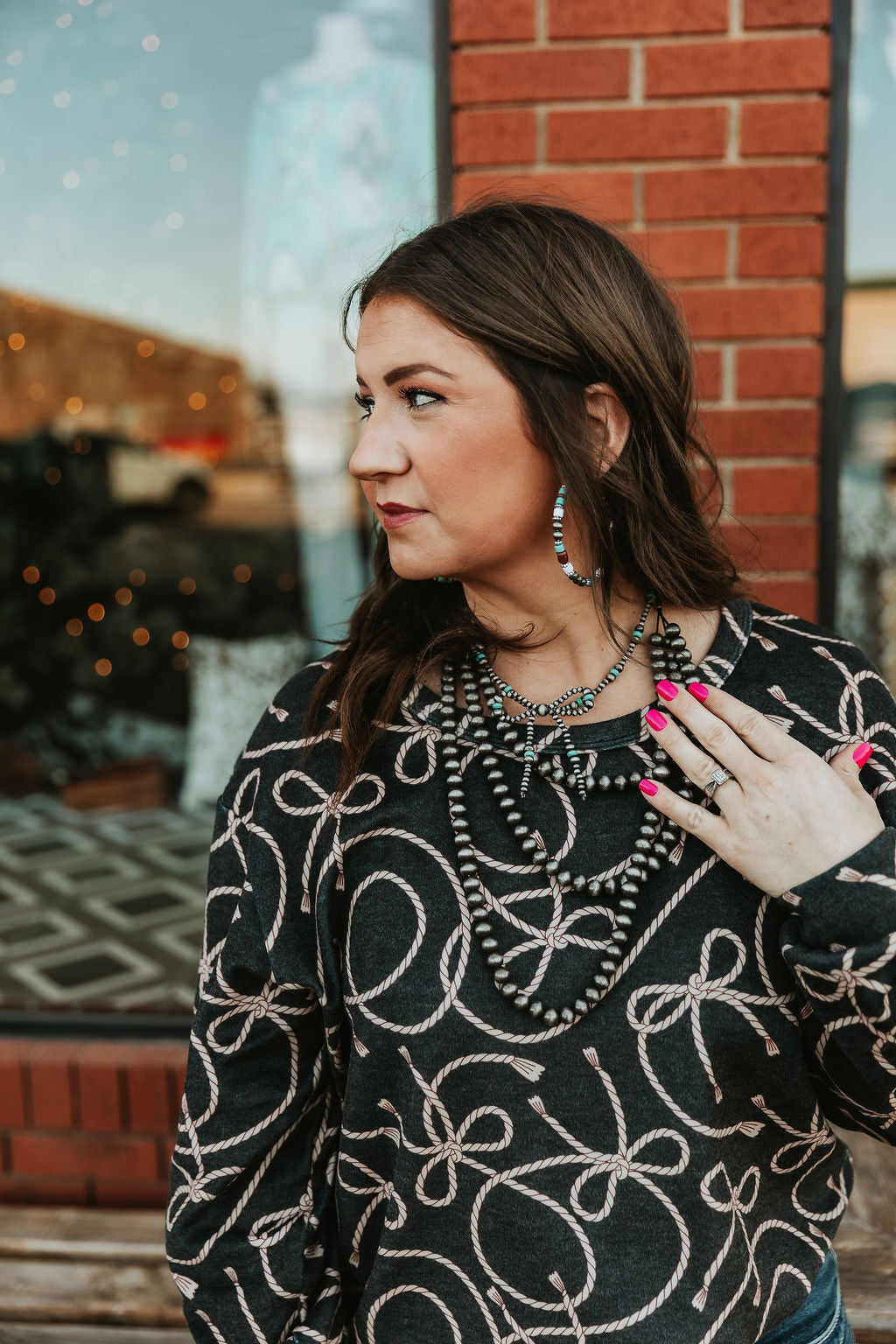 3 Layer Navajo Pearl Necklace