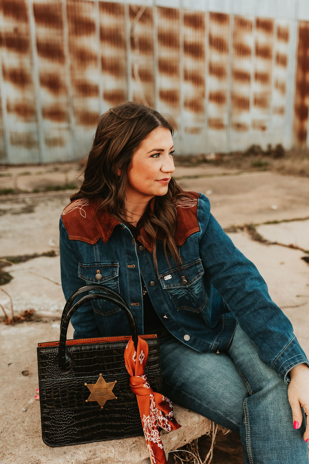 Denim Boot Stitch Jacket