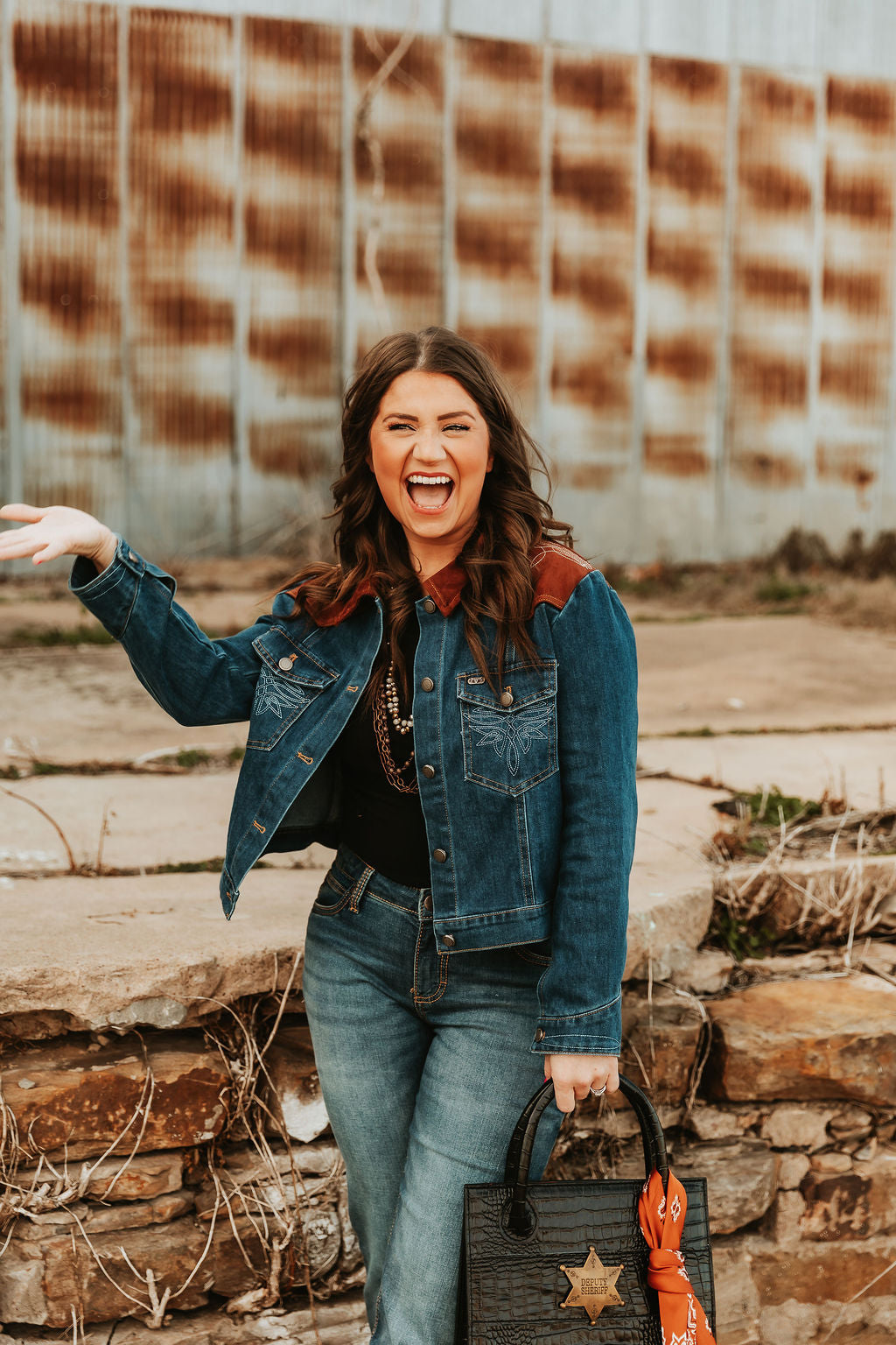 Denim Boot Stitch Jacket