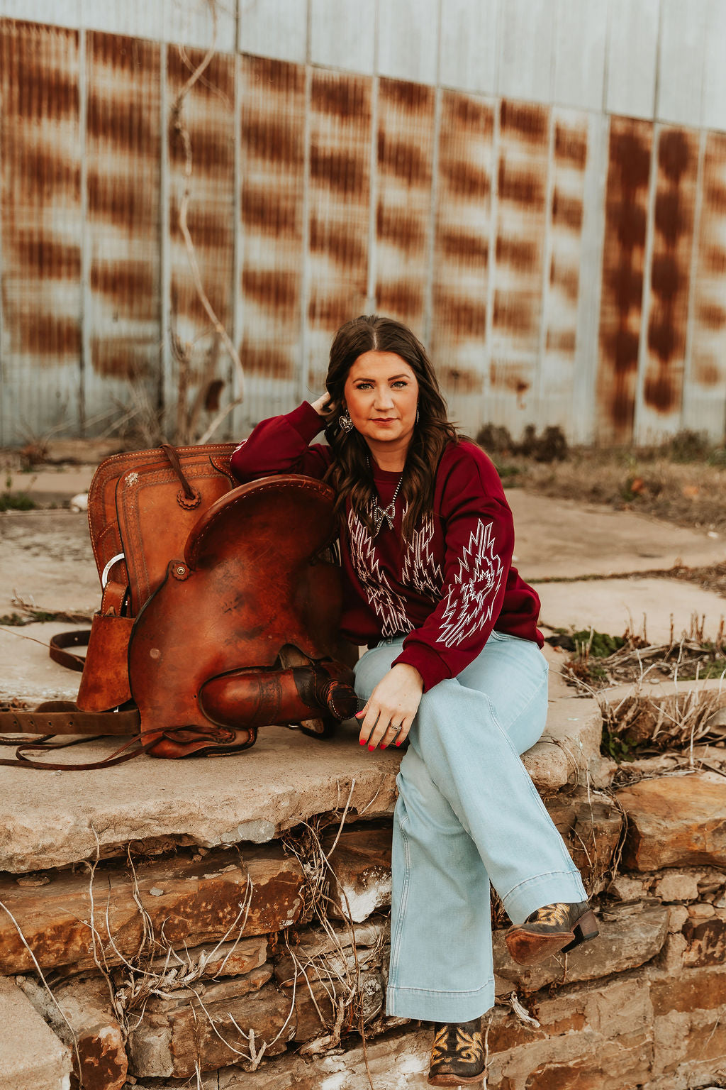 Wrangler Mae- Light Wash Trousers